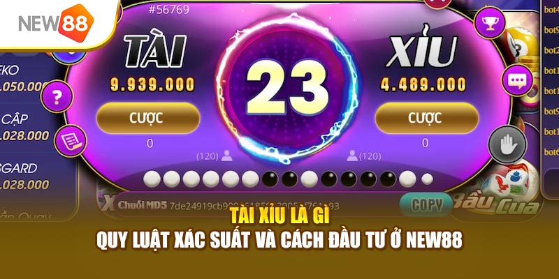 Tài Xỉu Là Gì - Quy Luật Xác Suất Và Cách Đầu Tư Ở New88